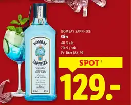 Lidl BOMBAY SAPPHIRE Gin tilbud