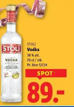 Lidl STOLI Vodka tilbud
