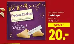 Lidl LET'S HAVE A PARTY Lykkekager tilbud