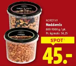 Lidl NORDTHY Nøddemix tilbud