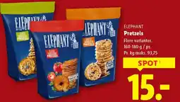 Lidl ELEPHANT Pretzels tilbud