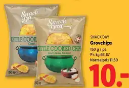 Lidl SNACK DAY Grovchips tilbud