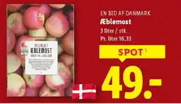Lidl En bid af Aanmark Æblemost tilbud