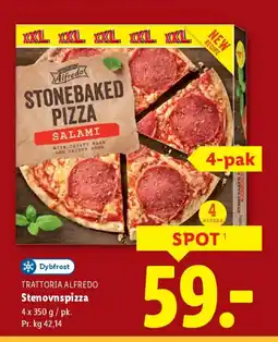 Lidl TRATTORIA ALFREDO Stenovnspizza tilbud