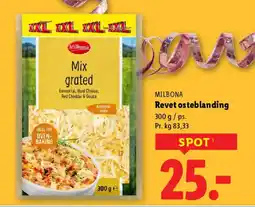 Lidl MILBONA Revet osteblanding tilbud