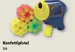 Lidl Konfettipistol tilbud