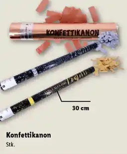 Lidl Konfettikanon tilbud
