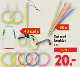Lidl Sæt med knæklys tilbud