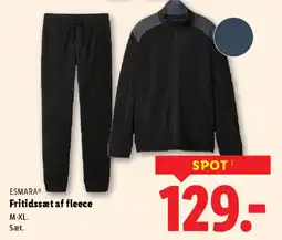 Lidl ESMARA® Fritidssæt af fleece tilbud
