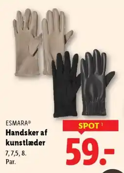 Lidl ESMARA® Handsker af kunstlæder tilbud