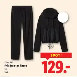 Lidl ESMARA® Fritidssæt af fleece tilbud