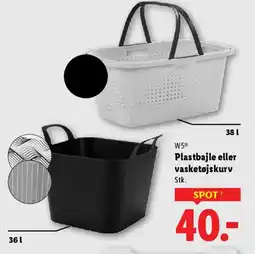 Lidl W50 Plastbajle eller vasketøjskurv tilbud