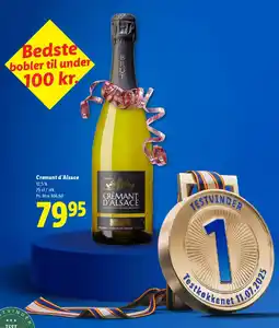 Lidl Cremant d'Alsace tilbud