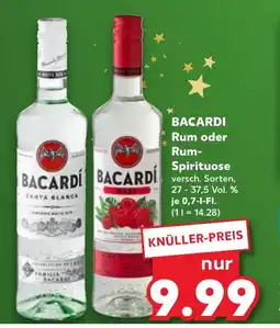 Kaufland DE BACARDI Rum oder Rum- Spirituose tilbud