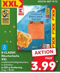 Kaufland DE K-CLASSIC Räucherlachs XXL tilbud