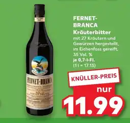 Kaufland DE FERNET- BRANCA Kräuterbitter tilbud