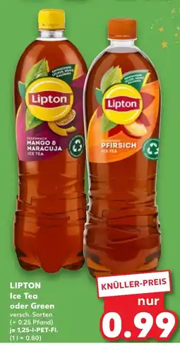 Kaufland DE LIPTON Ice Tea oder Green tilbud
