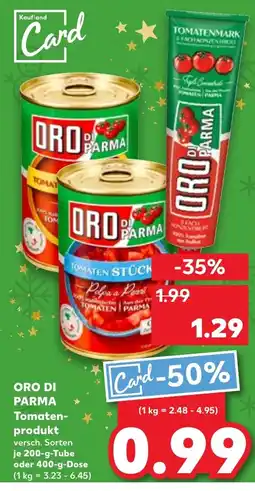 Kaufland DE ORO DI PARMA Tomaten- produkt tilbud