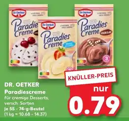 Kaufland DE DR. OETKER Paradiescreme tilbud