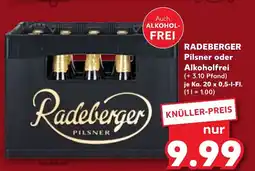 Kaufland DE RADEBERGER Pilsner oder Alkoholfrei tilbud