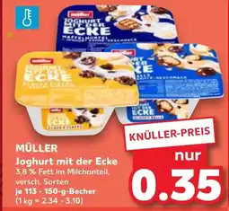 Kaufland DE MÜLLER Joghurt mit der Ecke tilbud