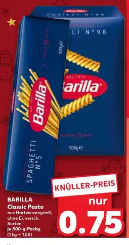 Kaufland DE BARILLA Classic Pasta tilbud