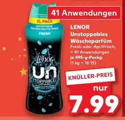 Kaufland DE LENOR Unstoppables Wäscheparfüm tilbud