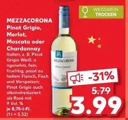 Kaufland DE MEZZACORONA Pinot Grigio, Merlot, Moscato oder Chardonnay tilbud