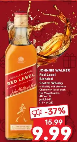 Kaufland DE JOHNNIE WALKER Red Label Blended Scotch Whisky tilbud