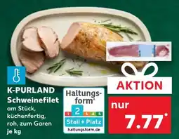 Kaufland DE K-PURLAND Schweinefilet tilbud