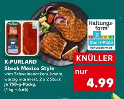 Kaufland DE K-PURLAND Steak Mexico Style tilbud
