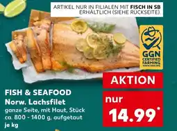 Kaufland DE FISH & SEAFOOD Norw. Lachsfilet tilbud