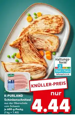 Kaufland DE K-PURLAND Schinkenschnitzel tilbud
