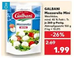 Kaufland DE GALBANI Mozzarella Mini tilbud