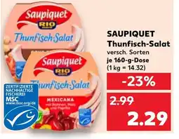 Kaufland DE SAUPIQUET Thunfisch-Salat tilbud