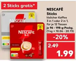 Kaufland DE NESCAFÉ Sticks tilbud
