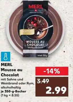 Kaufland DE MERL Mousse au Chocolat tilbud