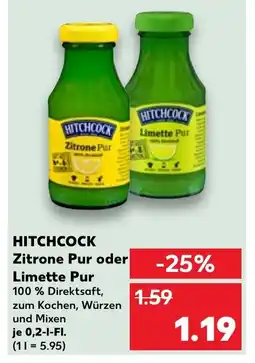Kaufland DE HITCHCOCK Zitrone Pur oder Limette Pur tilbud