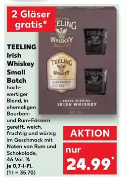 Kaufland DE TEELING Irish Whiskey Small Batch tilbud