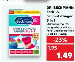 Kaufland DE DR. BECKMANN Farb- & Schmutzfänger tilbud
