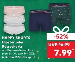 Kaufland DE HAPPY SHORTS Hipster oder Retroshorts tilbud