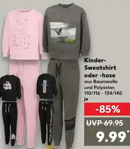 Kaufland DE Kinder- Sweatshirt oder -hose tilbud