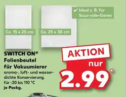 Kaufland DE SWITCH ONⓇ Folienbeutel für Vakuumierer tilbud
