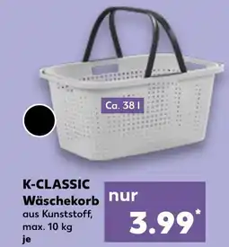 Kaufland DE K-CLASSIC Wäschekorb tilbud
