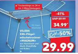 Kaufland DE VILEDA XXL-Flügel- wäschetrockner Magnum tilbud