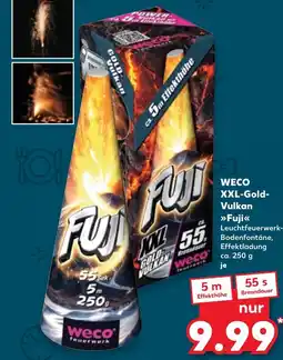 Kaufland DE WECO XXL-Gold- Vulkan Fuji tilbud