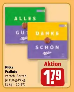 REWE DE Milka Pralinés tilbud