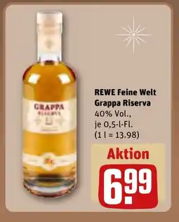 REWE DE REWE Feine Welt Grappa Riserva tilbud