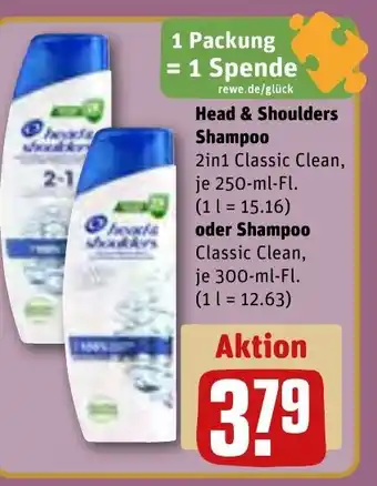REWE DE Head & Shoulders Shampoo tilbud