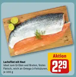REWE DE Lachsfilet mit Haut tilbud